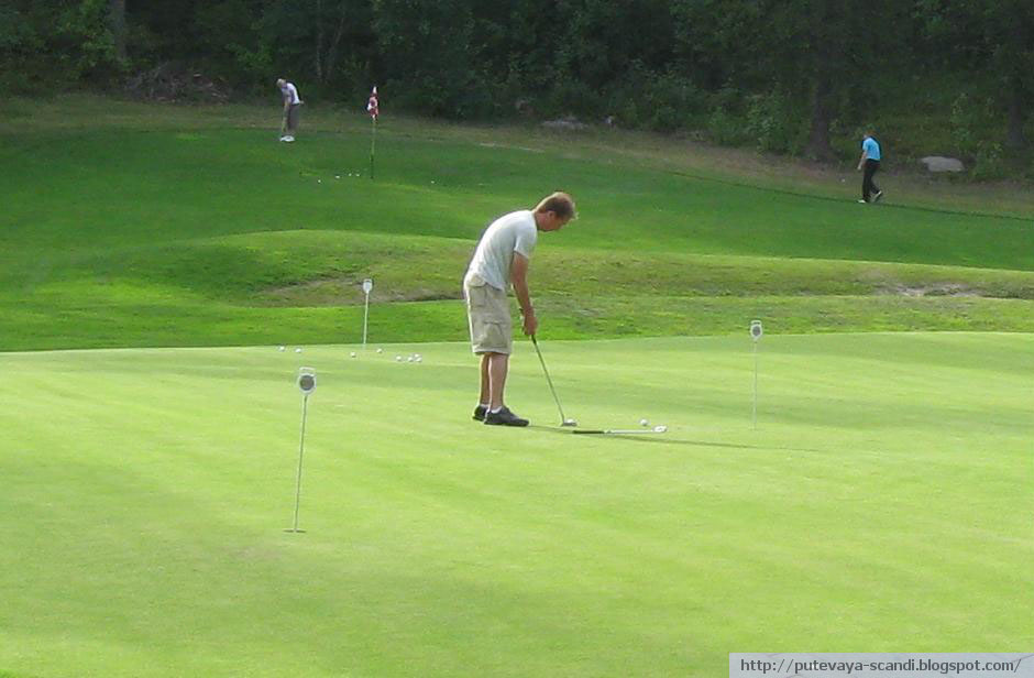 right in the bunker! 