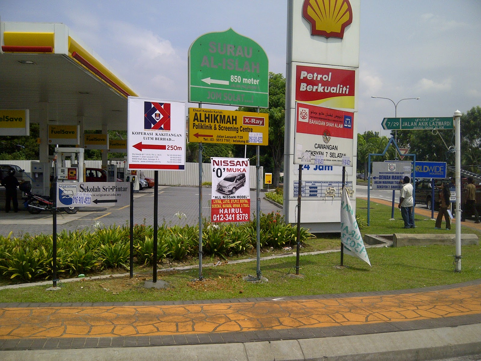 MEDFIVE MALAYSIA Road Sign for Koperasi Kakitangan UiTM Berhad.