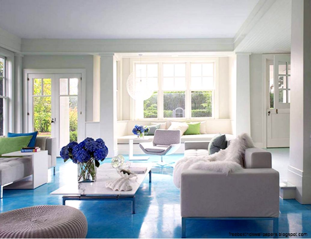 Home Interior Blue Theme