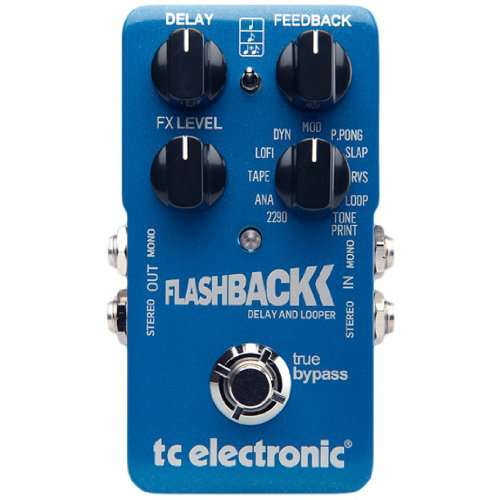 TC Electronics FlashBack Delay and Looper Guitar Delay Effect Pedal