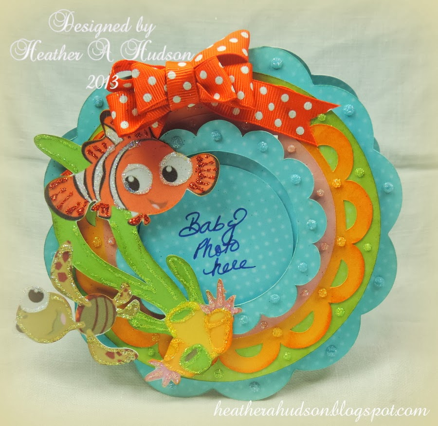 Heather A Hudson Finding Nemo Baby Shower Card Tutorial