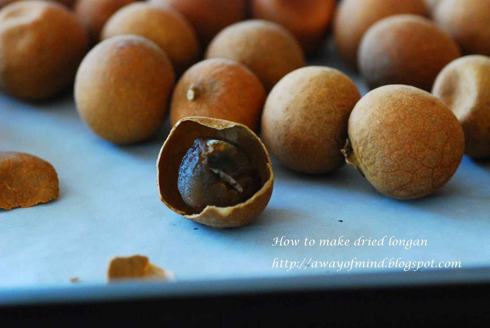 Awayofmind Bakery House How to make Dried Longan 自制龙眼干
