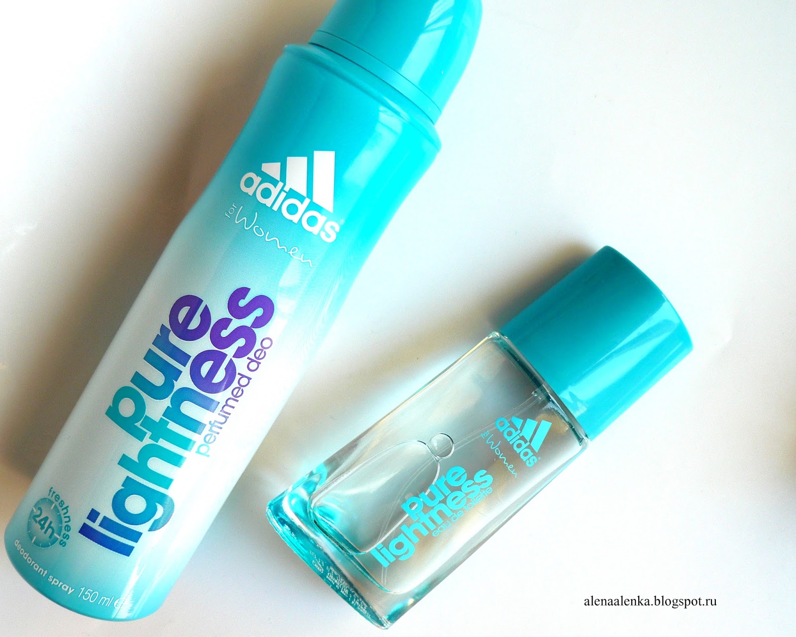 Adidas. Pure Lightness eau de toilette & Pure Lightness perfumed deo