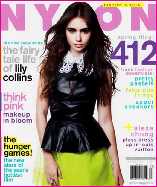 Lily Collins Nylon interview