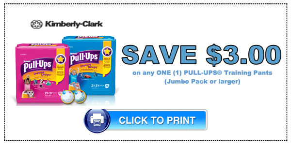 Printable coupons pull ups free