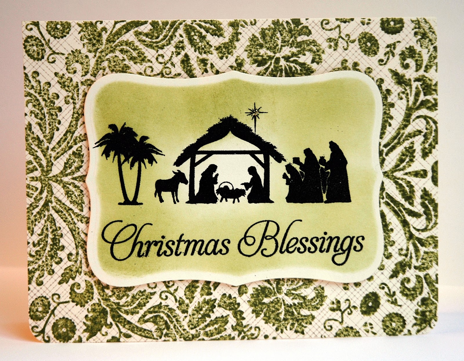 Judy's Card Corner WCMD Christmas Blessings