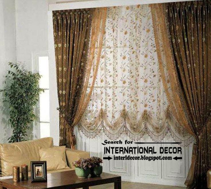Luxury Black And Silver Curtain Design For Living Room Curtain