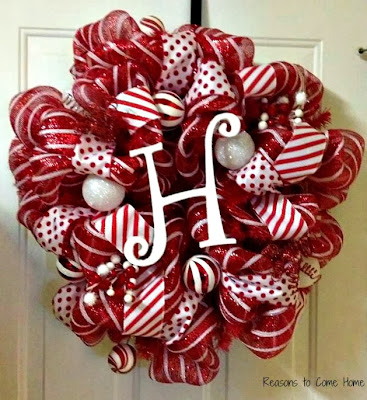 Christmas Deco Mesh Wreath