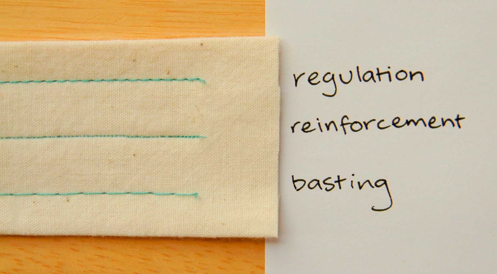 Reinforcement Stitching basic sewing