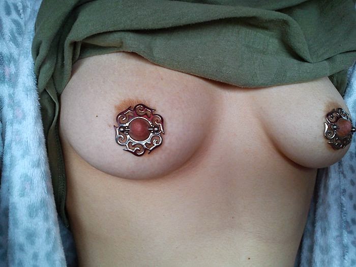 Latina pierced nipples