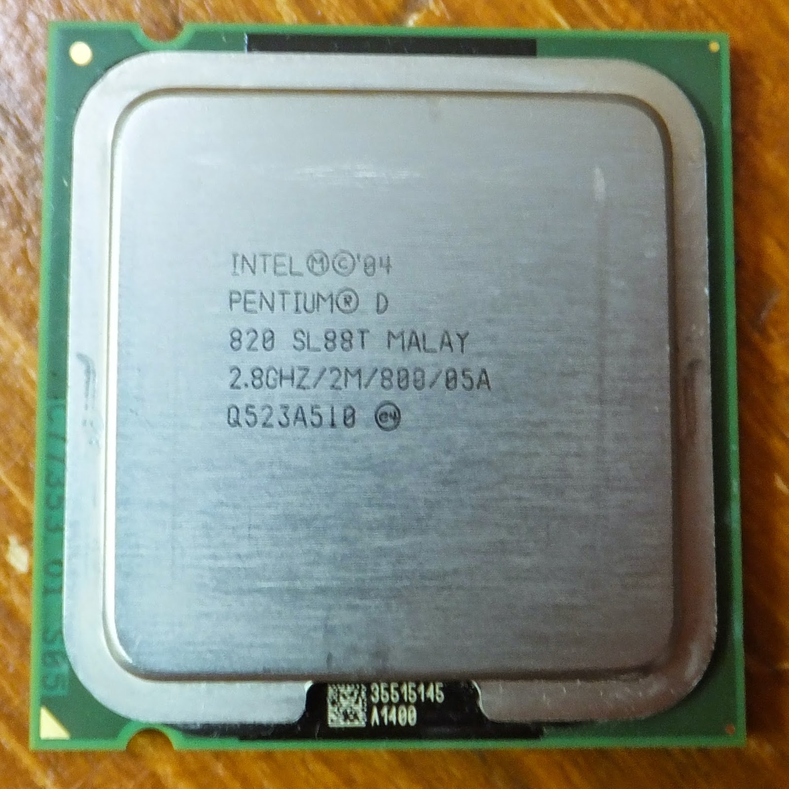 Andrux&me : Intel : Pentium CPUs through time