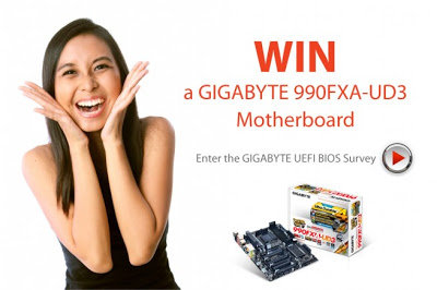 Take A Small (1 Page) Survey From Gigabyte Motherboards : Win A Piledriver-ready GIGABYTE 990FXA-UD3 Motherboard (Worldwide) 