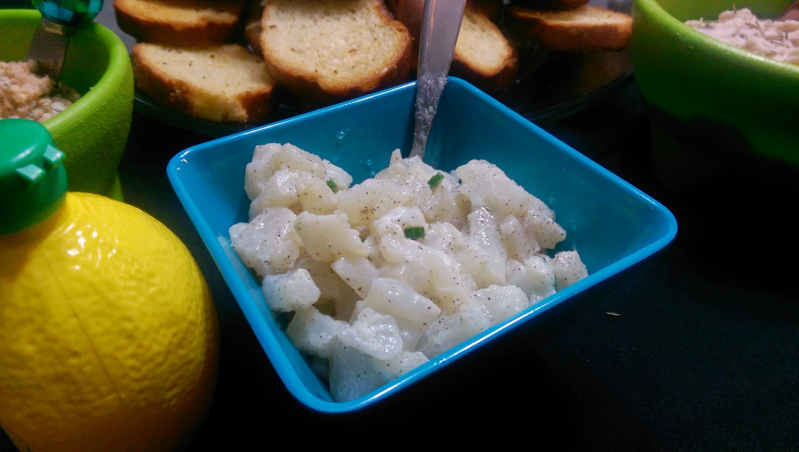 Italian Holiday Appetizer 8 Halibut Crudo