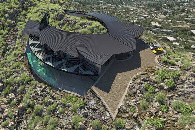 Unique Ultramodern And Stunningly Strange Looking Mansion Concept