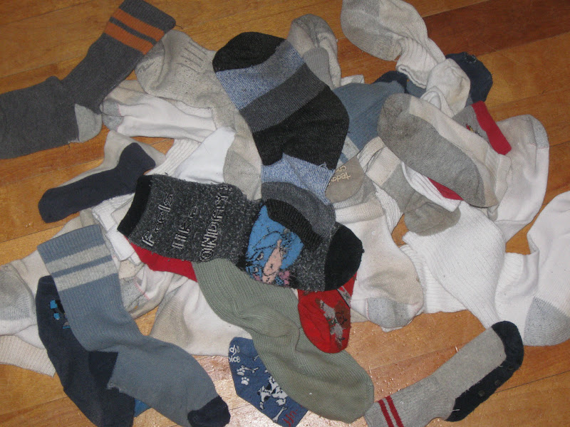 6 Winters in Wonderland Recycling Socks