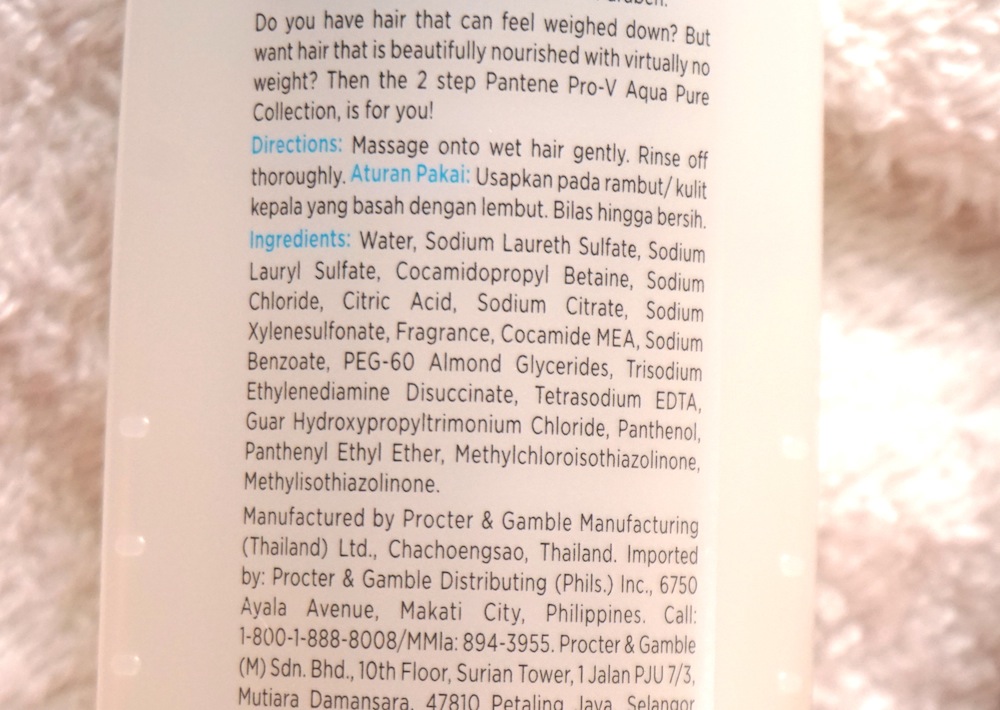 Pantene Aqua Pure Shampoo And Conditioner Review The Beauty Junkee