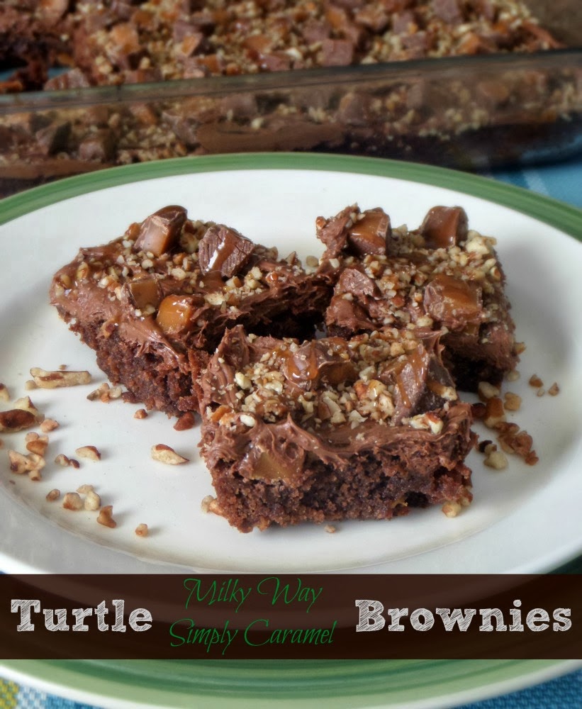 Turtle Caramel Brownies
