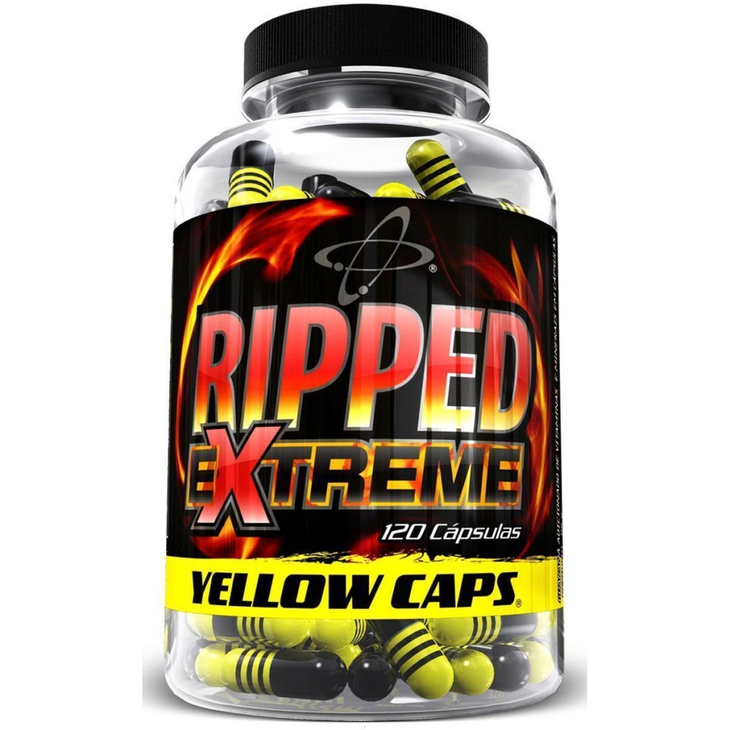 Termogênico Ripped Extreme Yellow Caps Atlhetica Evolution
