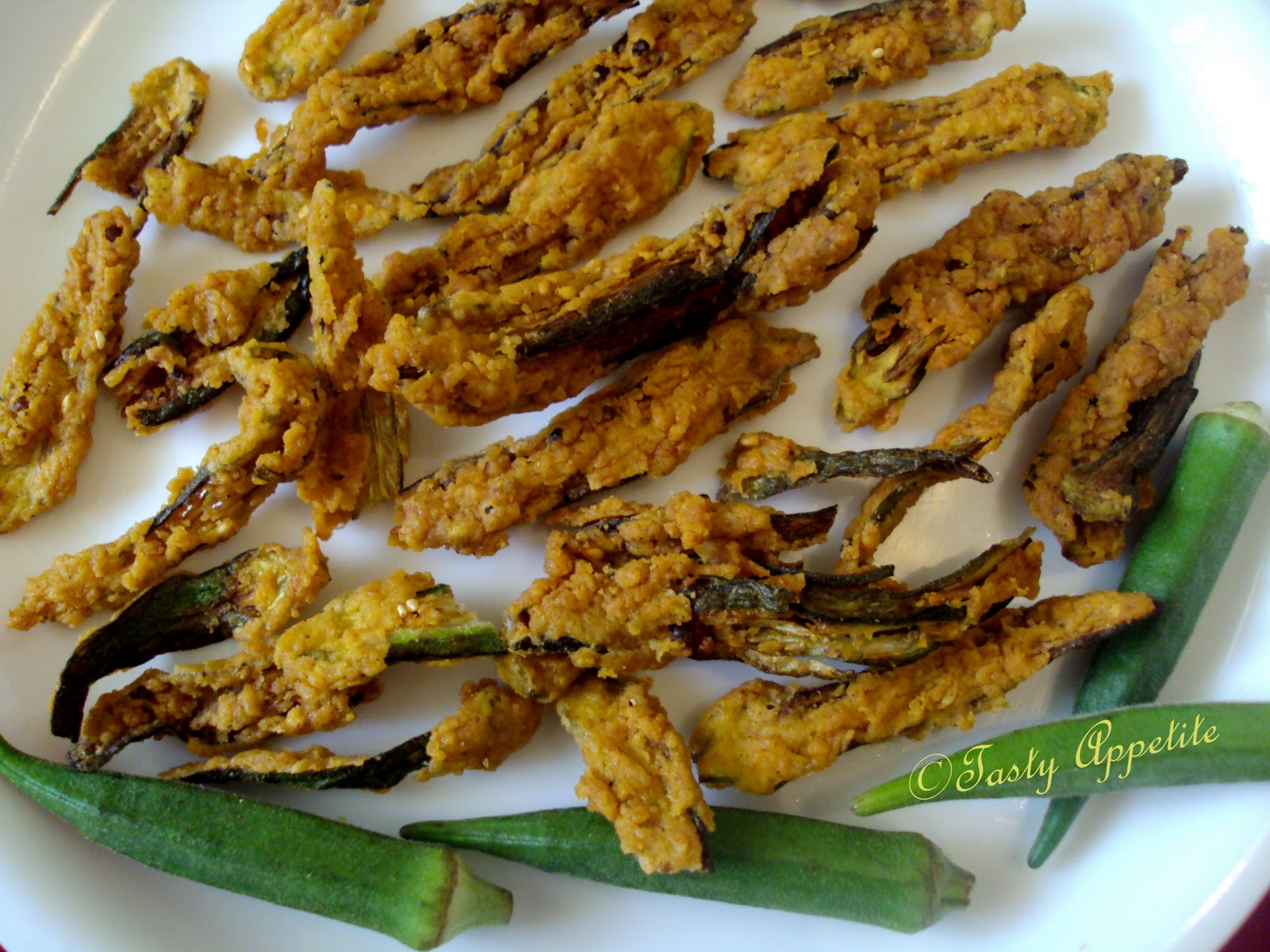 Okra / Bhindi Pakora / Easy Tea time snacks Recipe