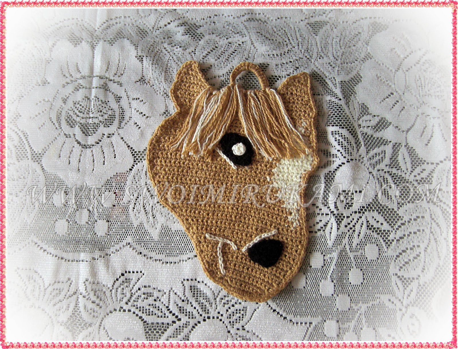  лошадка крючком