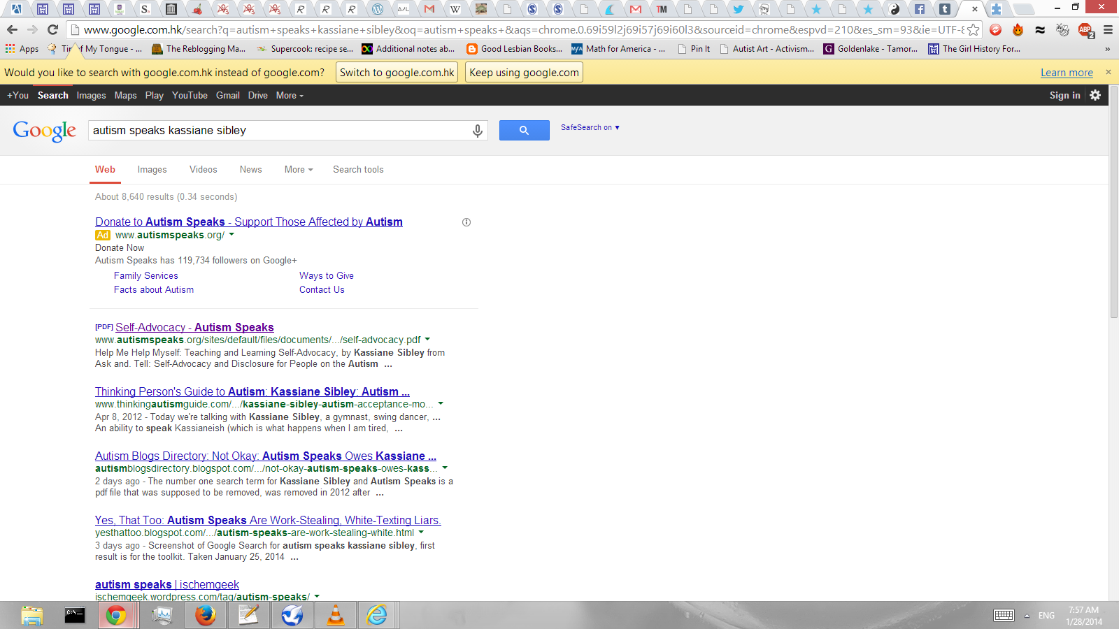 search autism