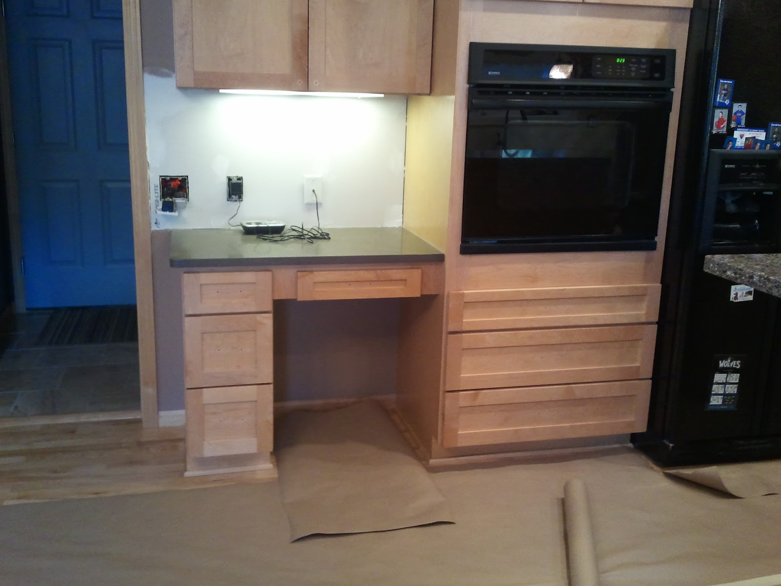 Kitchen maple cabinets Glazed Kitchen Cabinets Before and After