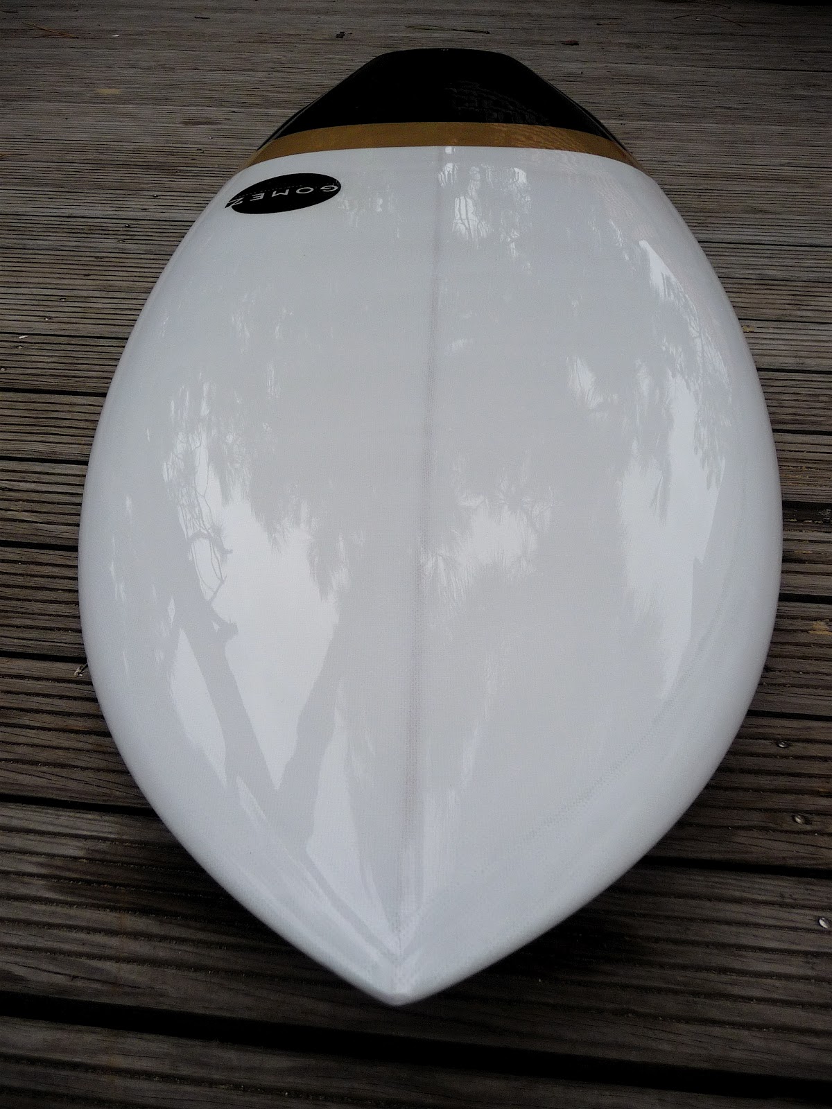 Gomez Surfboards Blog 5'6" kneeboard custom for Syrilos...