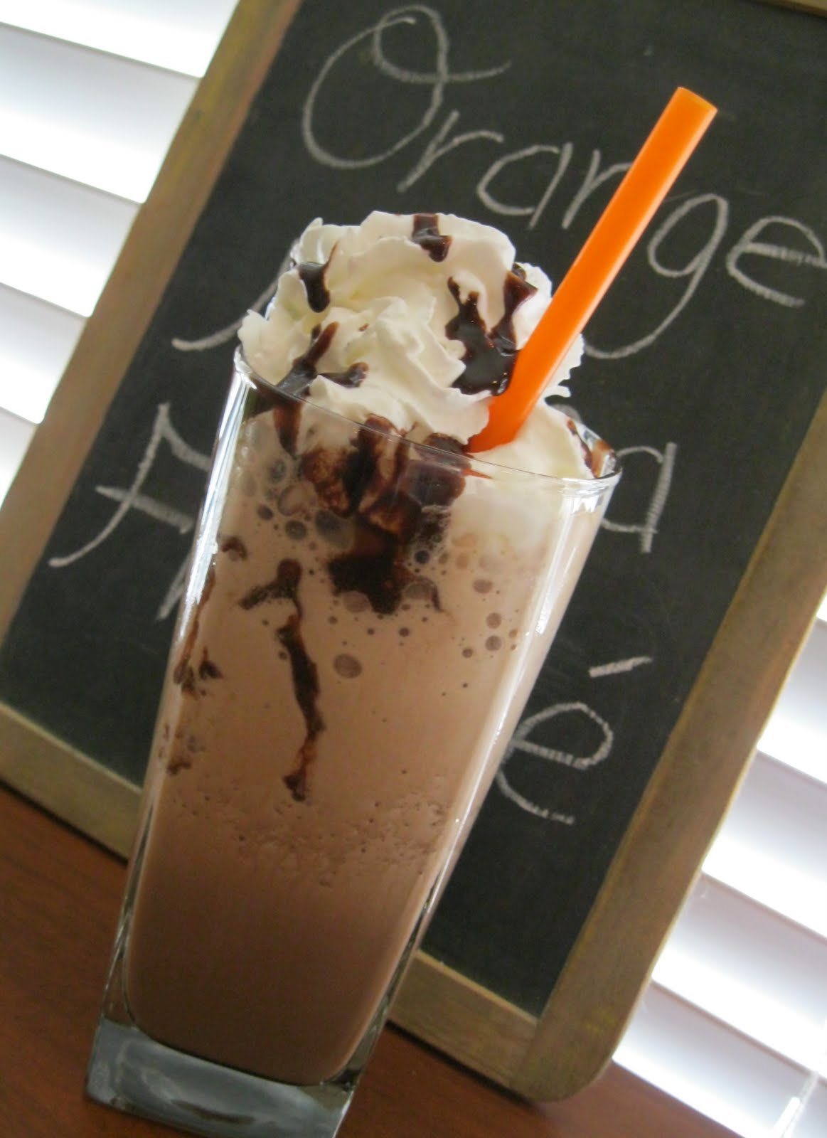 ContentEwe Orange Mocha Frappuccino