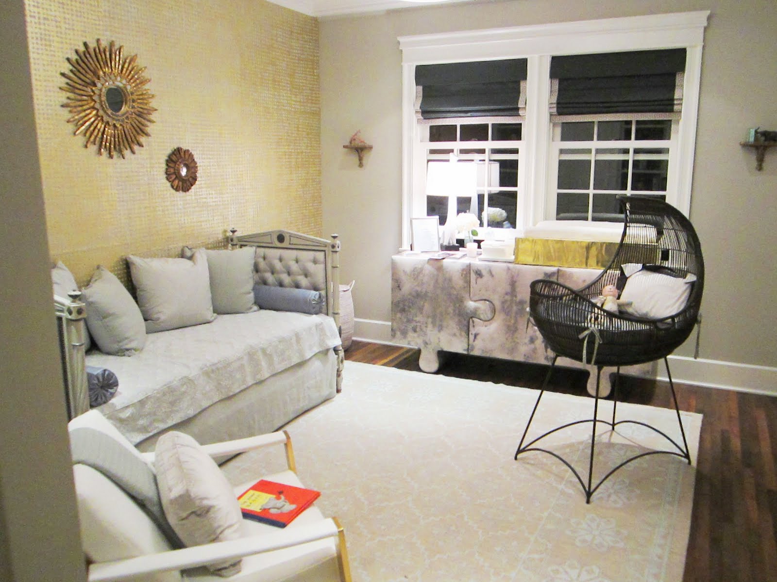 living room changing station