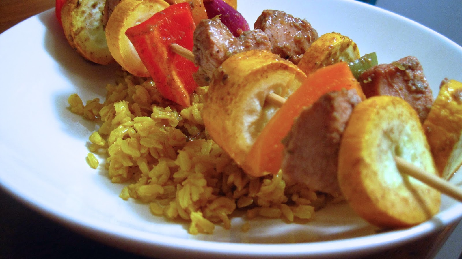 Kvell in the Kitchen Jerk Chicken and Tofu Kebabs