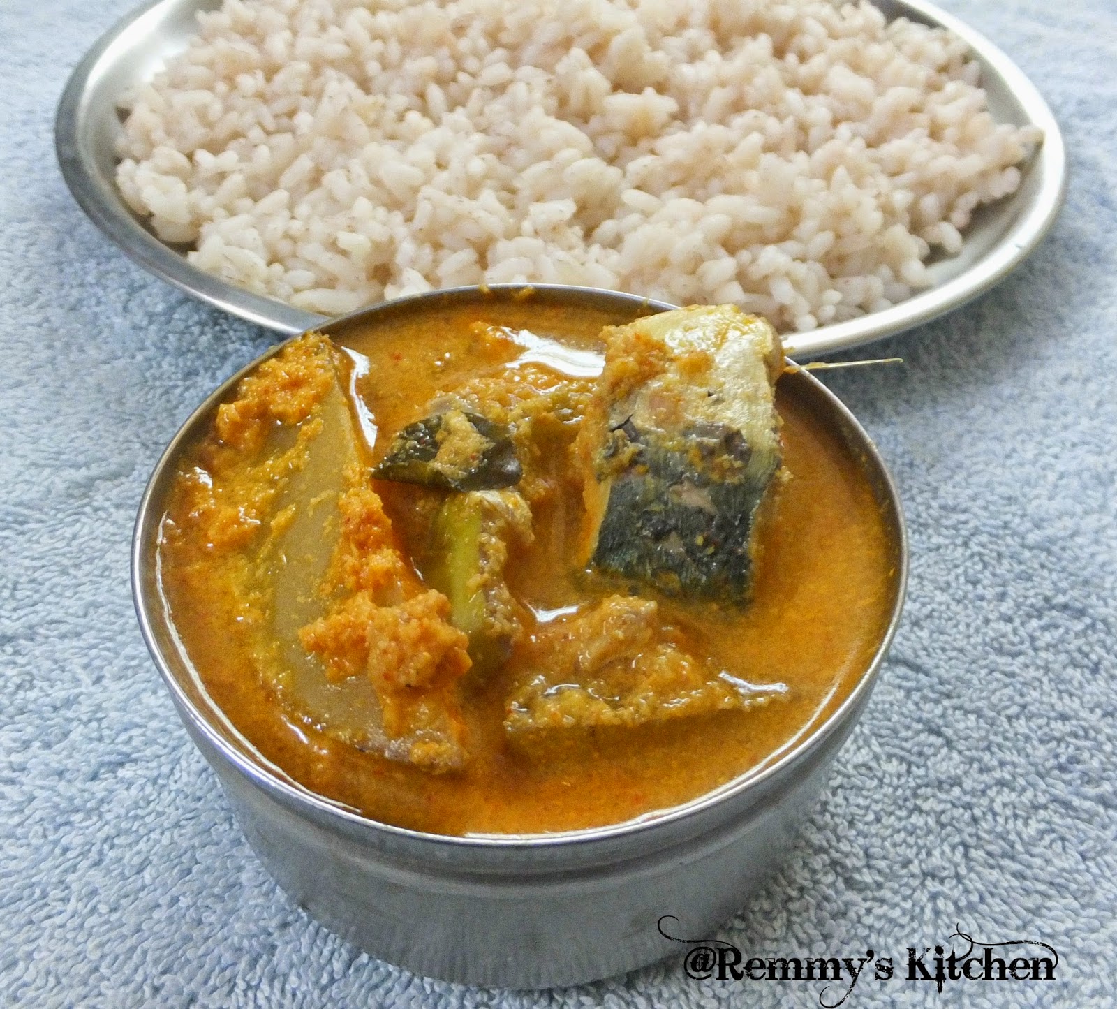 Remmy's Kitchen Alleppey fish curry / Fish with raw mango in coconut gravy
