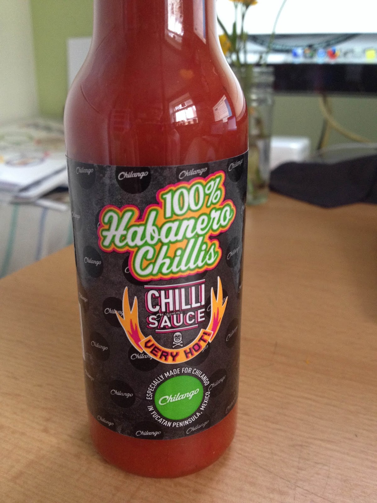Hot sauce UK Chilango 100 Habanero Chillis Chilli Sauce