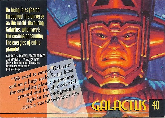DEATHSHOT BLOODMATE Galactus (Marvel Masterpieces card