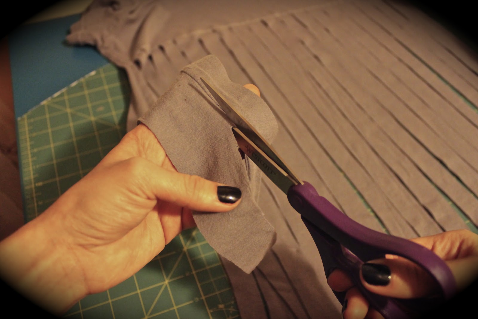 Do It Yourself. Do It Better. Knotted Fringe Tee