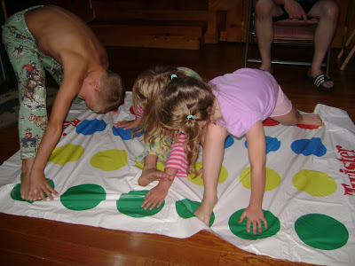 Kids Playing Twister