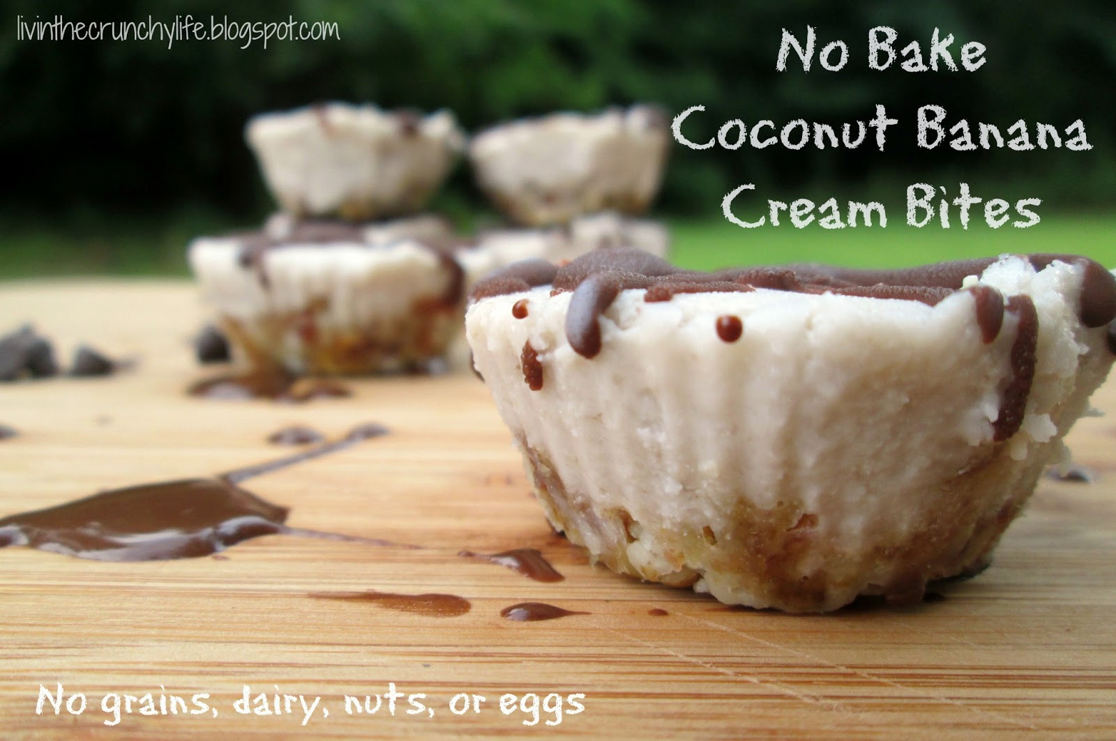 No Bake Coconut Banana Cream Bites (Grainfree, Paleo, Autoimmune, GAPS