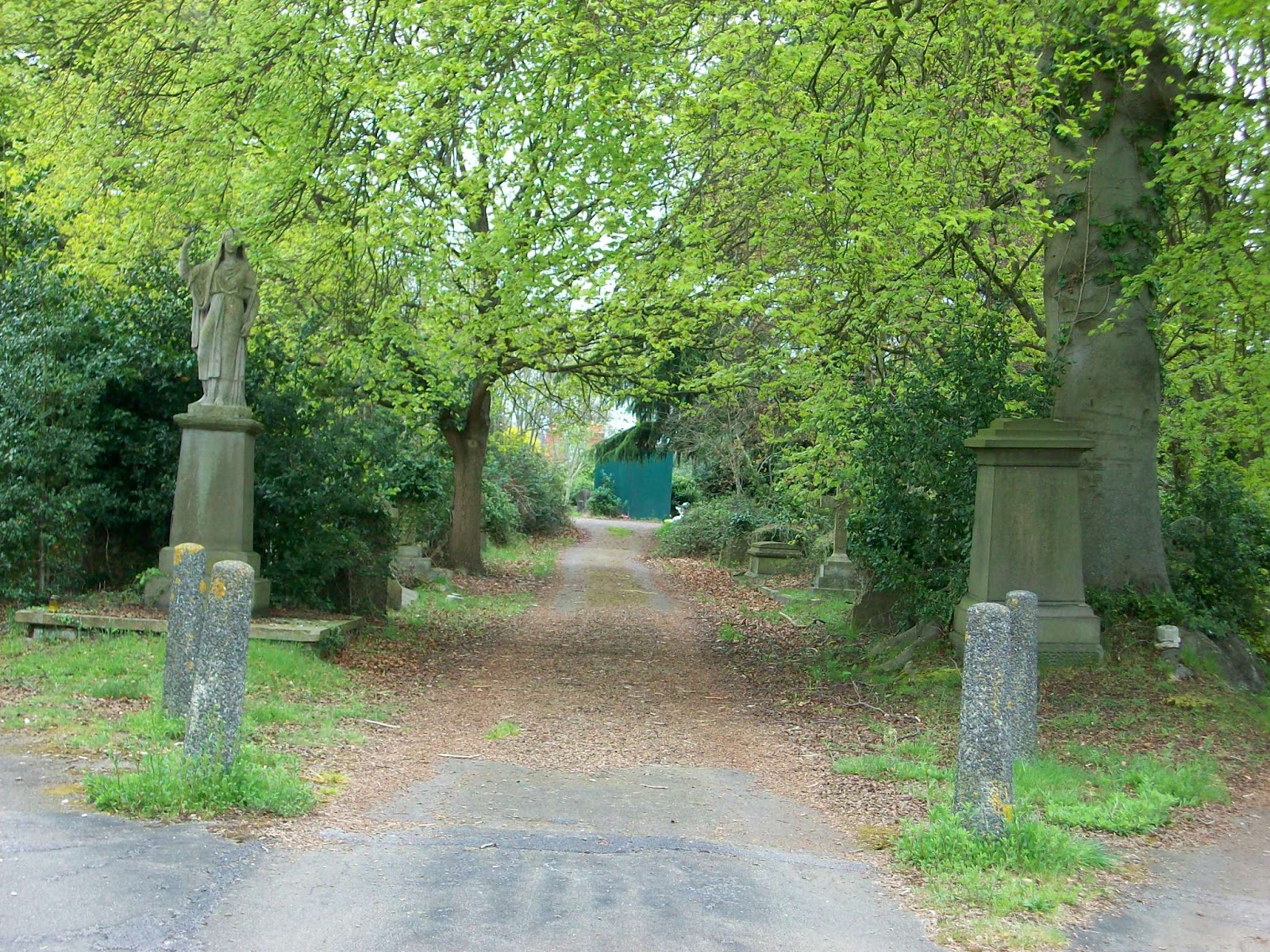 The cemetery at Cemetery Junction Ticking to a Different Tock