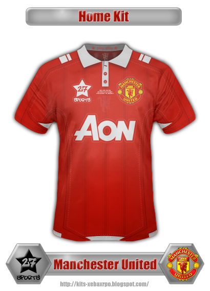 Kits by xebax Manchester+United+Home