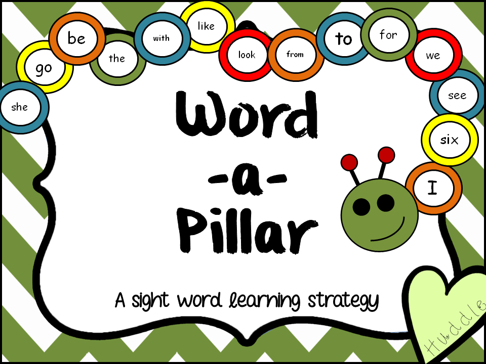 Kinder Kreations Wordapillar!