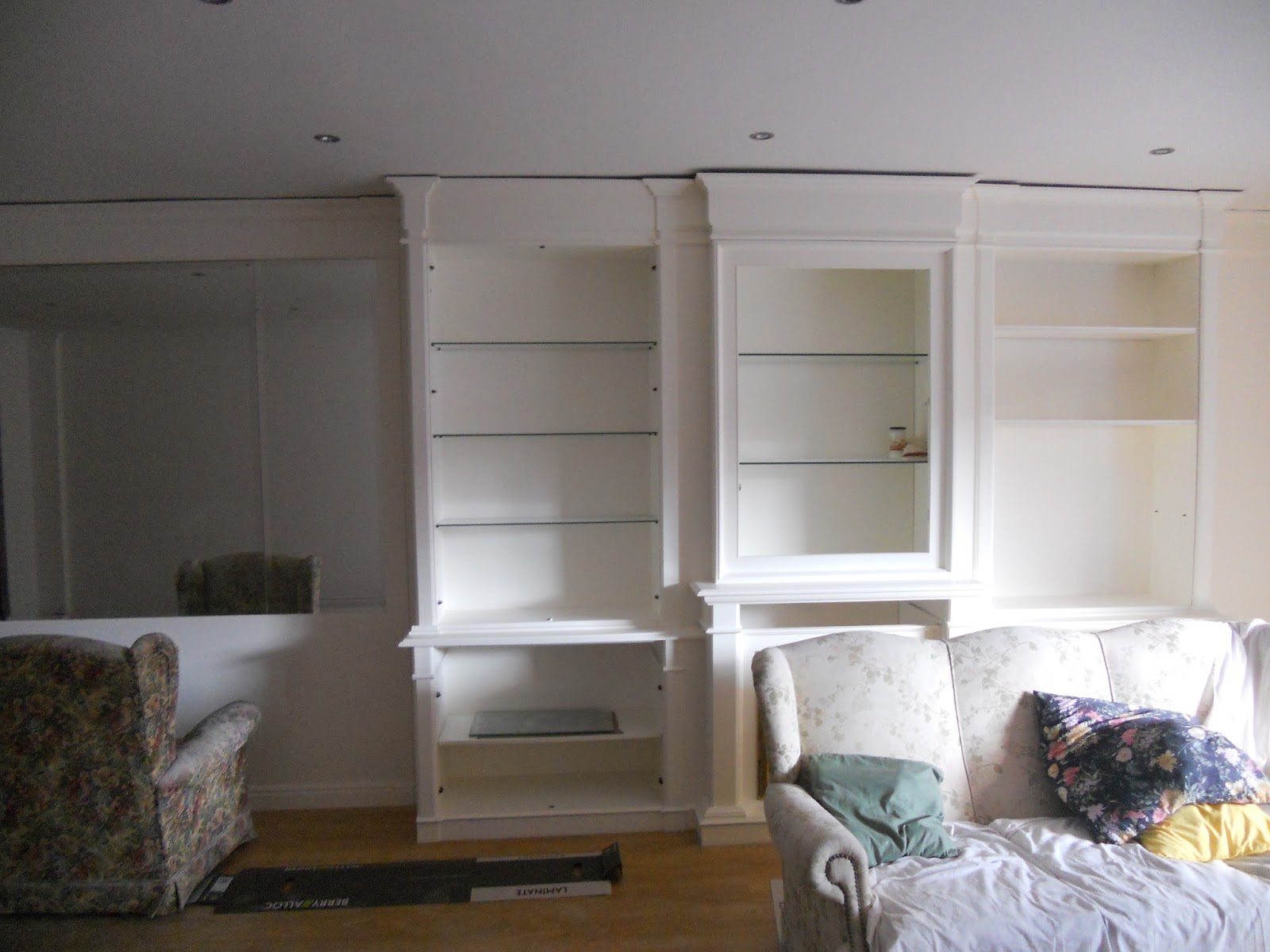 Proyecto Tacuapí: Lacado del mueble del salón.