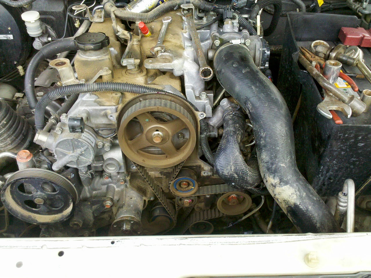 Masanya Aku Tukar Timing Belt Mitsubishi Triton Sendiri Dipondokkecil