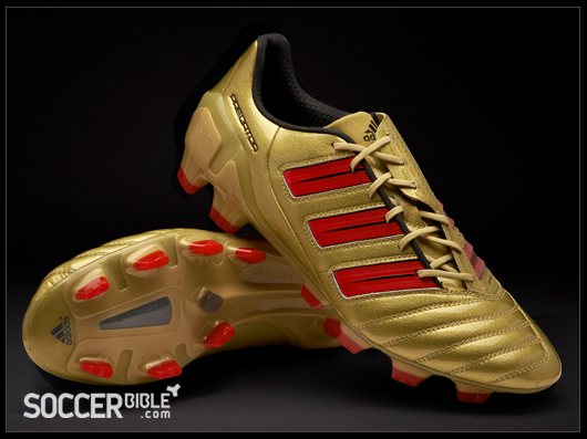 gold predators football boots
