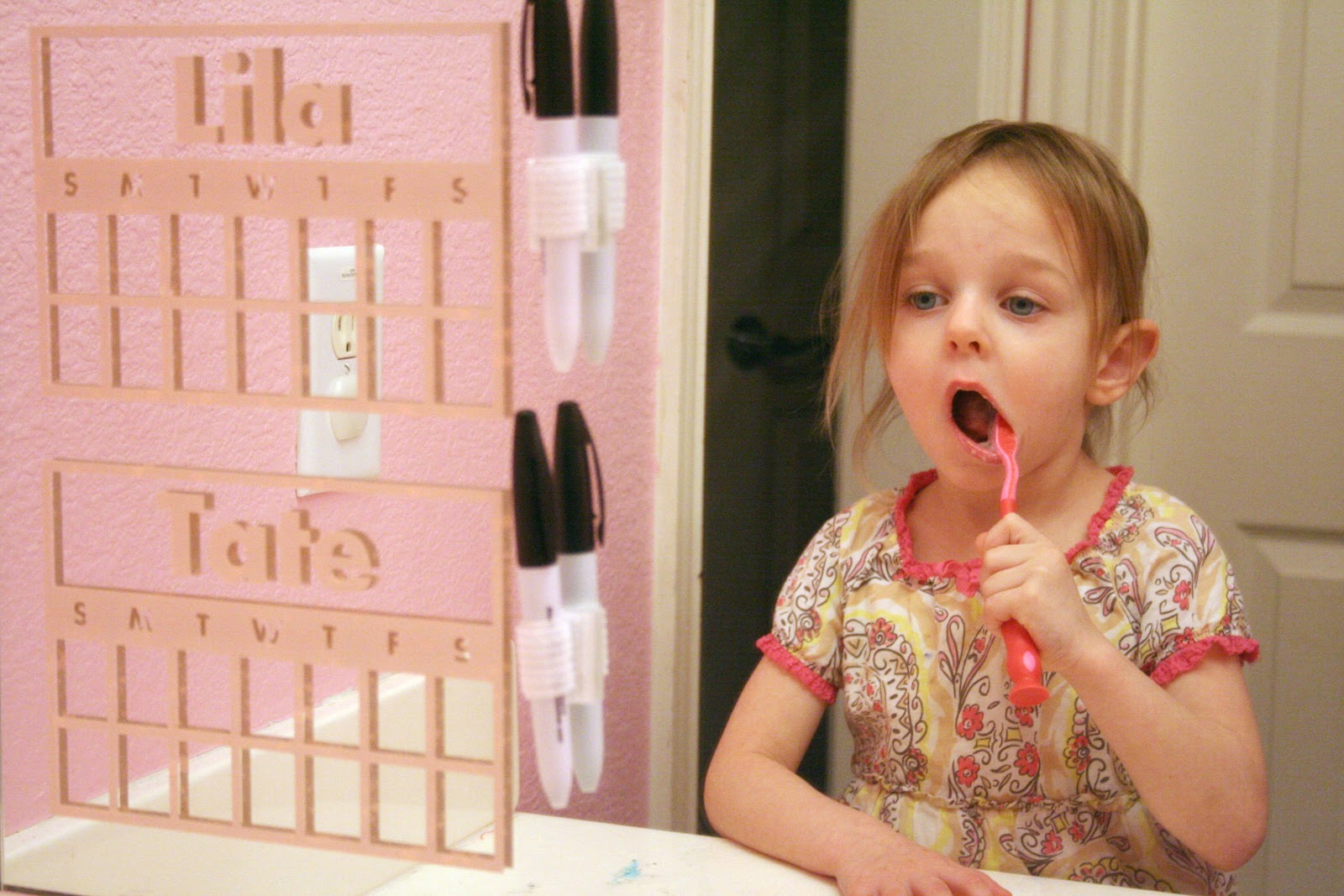 Teeth Brushing Chart for Kids Dukes and Duchesses