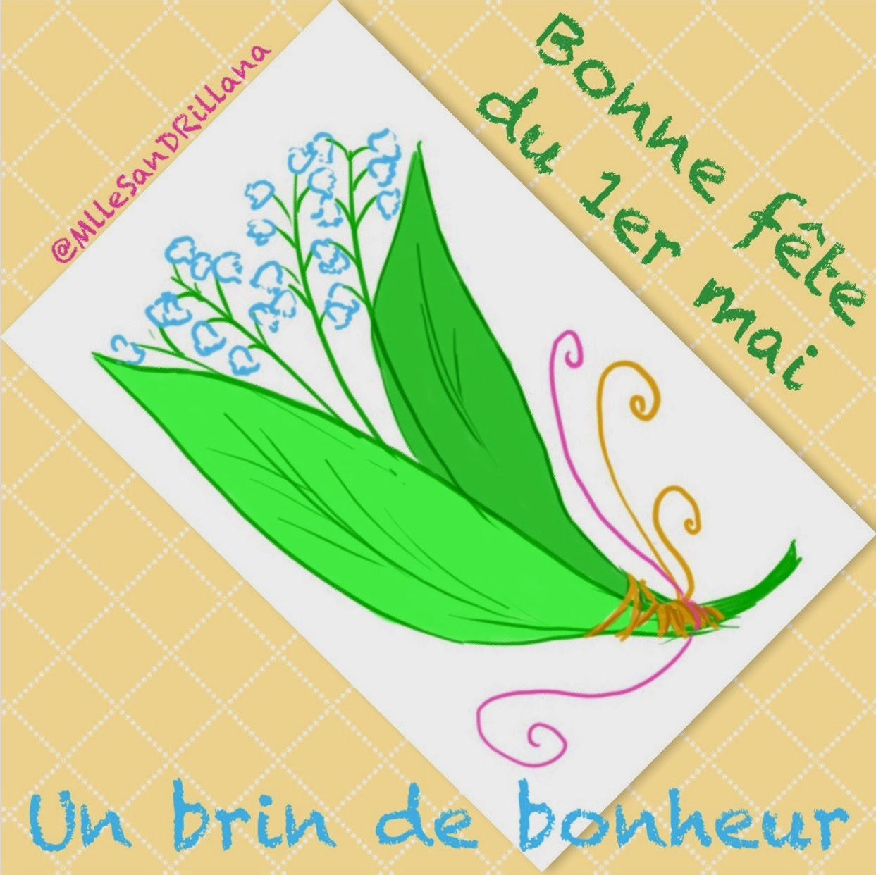 Un brin de muguet - image par Sandra Rodríguez Nieto - CC BY-SA