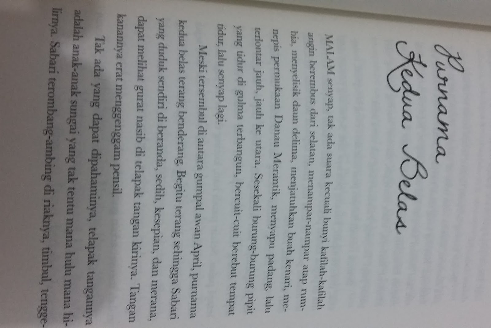 Resensi Novel Laskar Pelangi Bab 1 Lukisan