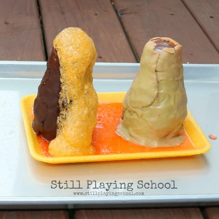 Comparing Homemade Volcano Recipes Still Playing School