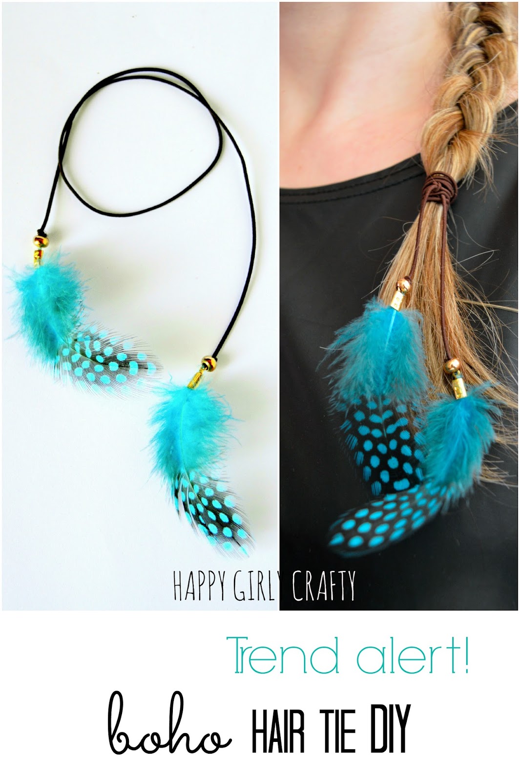 Happy Girly Crafty Boho Hair Tie Diy Ftia3to Monh Soy
