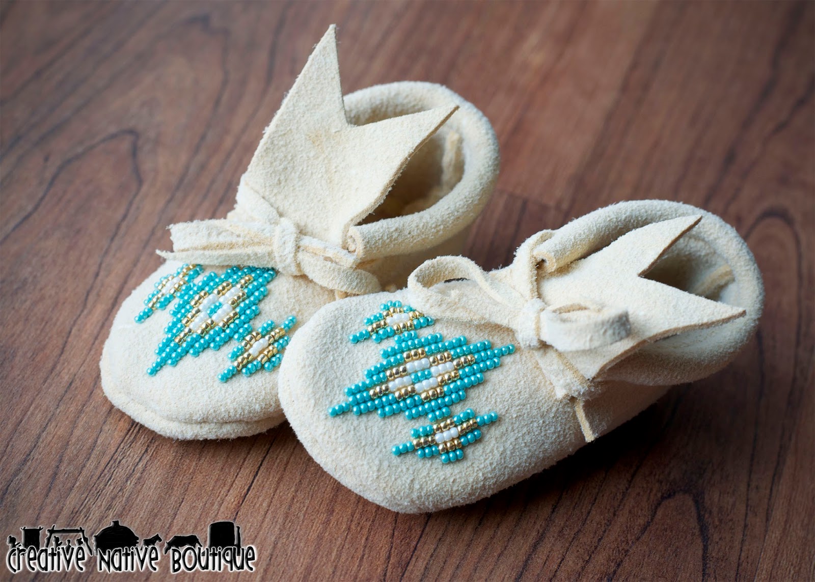 Creative Native Boutique New Baby Moccasins in my shop!