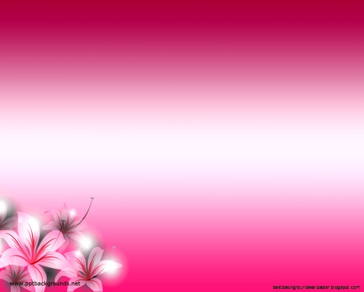 Pink Flower PowerPoint Template Pink Flower PowerPoint Template