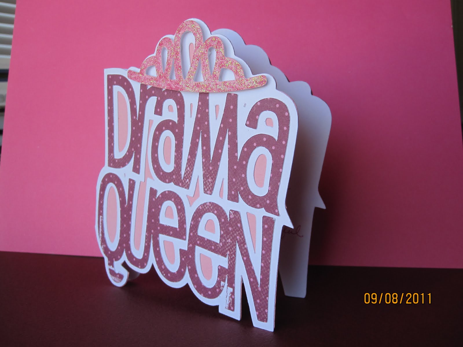 Imagination Attic Drama Queen Birthday Card